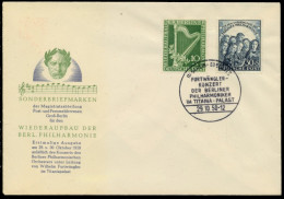 BERLIN 1950 Nr 72-73 BRIEF FDC X6E2CDE - Covers & Documents