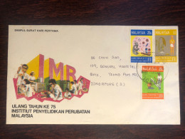 MALAYSIA  FDC COVER 1976 YEAR MALARIA TYPHUS BERI-BERI HEALTH MEDICINE STAMPS - Malaysia (1964-...)