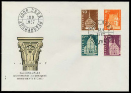 SCHWEIZ 1967 Nr 862-865 BRIEF FDC S41BFAE - Storia Postale