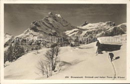 11751582 Braunwald GL Ortstock Und Hoher Turm Winterpanorama Braunwald - Other & Unclassified