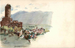 Martigny - Künstlerkarte Redmund - Martigny