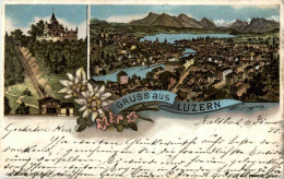 Gruss Aus Luzern - Litho - Lucerne