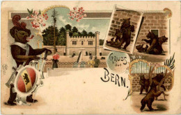 Gruss Aus Bern - Litho - Bär - Berne