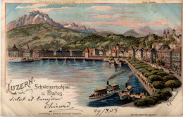 Gruss Aus Luzern - Litho - Lucerna