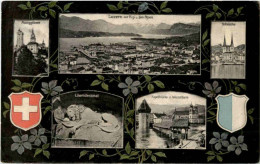 Luzern - Mehrbildkarte - Lucerna