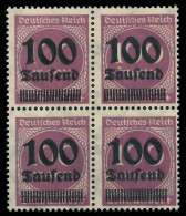 DEUTSCHES REICH 1923 HOCHINFLA Nr 289b Postfrisch VIERE X89C6AA - Nuevos