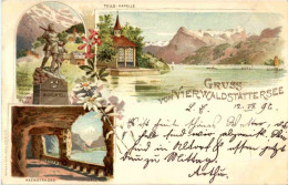 Gruss Vom Vierwaldstättersee - Litho - Sonstige & Ohne Zuordnung