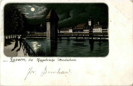 Luzern - Kappelbrücke - Litho - Lucerna