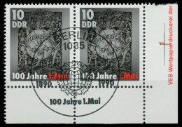 DDR 1990 Nr 3322 ESST Zentrisch Gestempelt WAAGR PAAR ECKE-U X04B47A - Used Stamps