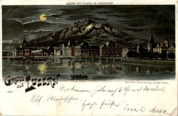 Gruss Aus Luzern - Litho - Luzern