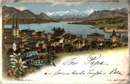 Gruss Aus Luzern - Litho - Lucerna