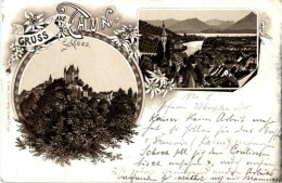 Gruss Aus Thun - Litho - Thoune / Thun