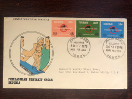 MALAYSIA  FDC COVER 1978 YEAR SMALLPOX VARIOLE HEALTH MEDICINE STAMPS - Malesia (1964-...)