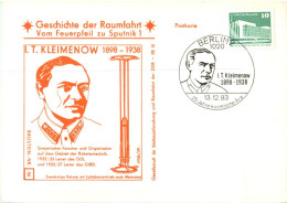 Raumfahrt - Kleimenow - Sonderstempel Berlin - Raumfahrt