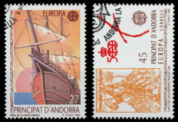 ANDORRA SPANISCHE POST 1990-2000 Nr 226-227 Gestempelt X5D8D96 - Used Stamps