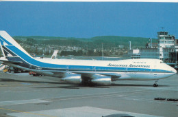 F46. Postcard. Airplane. Aerolineas Argentinas - 1946-....: Era Moderna