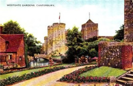 F25. Vintage Postcard.  Westgate Gardens, Canterbury - Canterbury