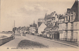 F38. Postcard. France. Amboise  - Sur Le Quai. Signed LL. - Amboise