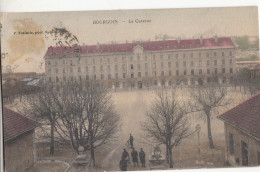 F41. Vintage French Postcard. The Barracks, Bourgoin. France - Bourgoin