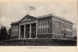 F52. US Postcard. Oregon City High School. - Andere & Zonder Classificatie