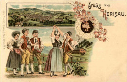 Gruss Aus Herisau - Litho - Herisau