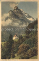 11751384 Braunwald GL Kirchli Mit Ortstock Braunwald - Andere & Zonder Classificatie