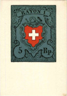 Schweizer Briefmarke - Sellos (representaciones)