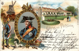 Gruss Aus Potsdam - Litho - Potsdam