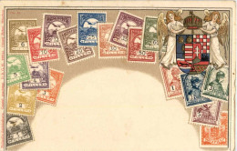 Hungary - Briefmarken - Stamps - Prägekarte - Sellos (representaciones)