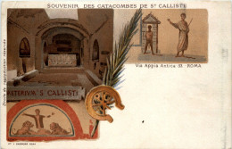 Roma - Souvenir Des Catacombes - Litho - Autres & Non Classés