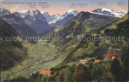 11751141 Braunwald GL Blick Auf Linthal Und Toedikette Braunwald - Sonstige & Ohne Zuordnung