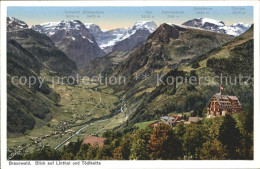 11751133 Braunwald GL Blick Auf Linthal Und Toedikette Braunwald - Altri & Non Classificati