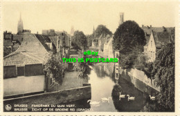 R600840 Nels. Bruges. Panorama Du Quai Vert. Brugge. Zicht Op De Groene Rei. Gra - Wereld