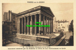 R600847 Vienne Sur Le Rhone. 31. Le Temple DAuguste Et De Livie Monument Constru - Wereld