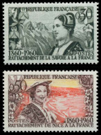 FRANKREICH 1960 Nr 1294-1295 Postfrisch X62560A - Ungebraucht