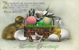 R601486 Now Songbirds Call And Green Leaves Break. Easter Greetings. Wildt And K - Wereld