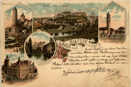 Gruss Aus Bautzen - Litho Gelaufen In Ungarn Nach Rumänien - Bautzen