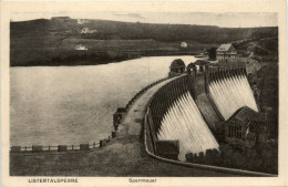 Listertalsperre - Sperrmauer - Olpe