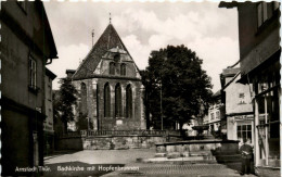 Arnstadt/Thüri. - Bachkirche Mit Hopfenbrunnen - Arnstadt