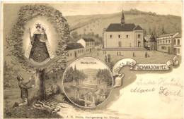 Gruss Aus Schwadowitz - Litho - Pfaffenhofen