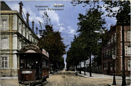 Sedan - Avenue Philippoteaux - Tramway - Sedan