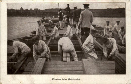 Pioniere Beim Brückenbau - Guerra 1914-18