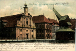 Lüneburg, Kaufhaus Mit Kranen - Lüneburg