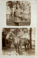 Reichenbach - Soldat Auf Pferd - Landsturm Inf. Batl. Plauen - Reichenbach I. Vogtl.