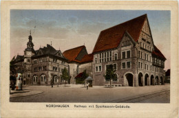 Nordhausen - Rathaus Mit Sparkassen Gebäude - Nordhausen