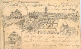 Gruss Aus Morshausen - Litho - Otros & Sin Clasificación