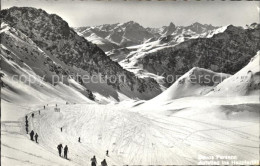 11750898 Davos Parsenn GR Weissfluhjoch Hauptertaeli Strelapass Und Tinzenhorn D - Autres & Non Classés