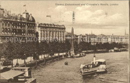 11750771 London Thames Embankment And Cleopatra's Needle Boat - Altri & Non Classificati