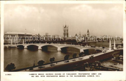 11750745 London Lambeth Bridge Houses Of Parliament Westminster Abbey Big Ben - Altri & Non Classificati