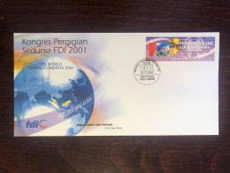 MALAYSIA  FDC COVER 2001 YEAR DENTISTRY DENTAL HEALTH MEDICINE STAMPS - Malaysia (1964-...)